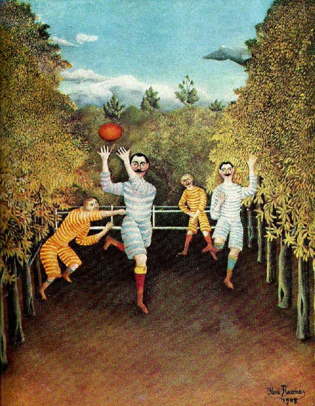 bollspelare, Henri Rousseau